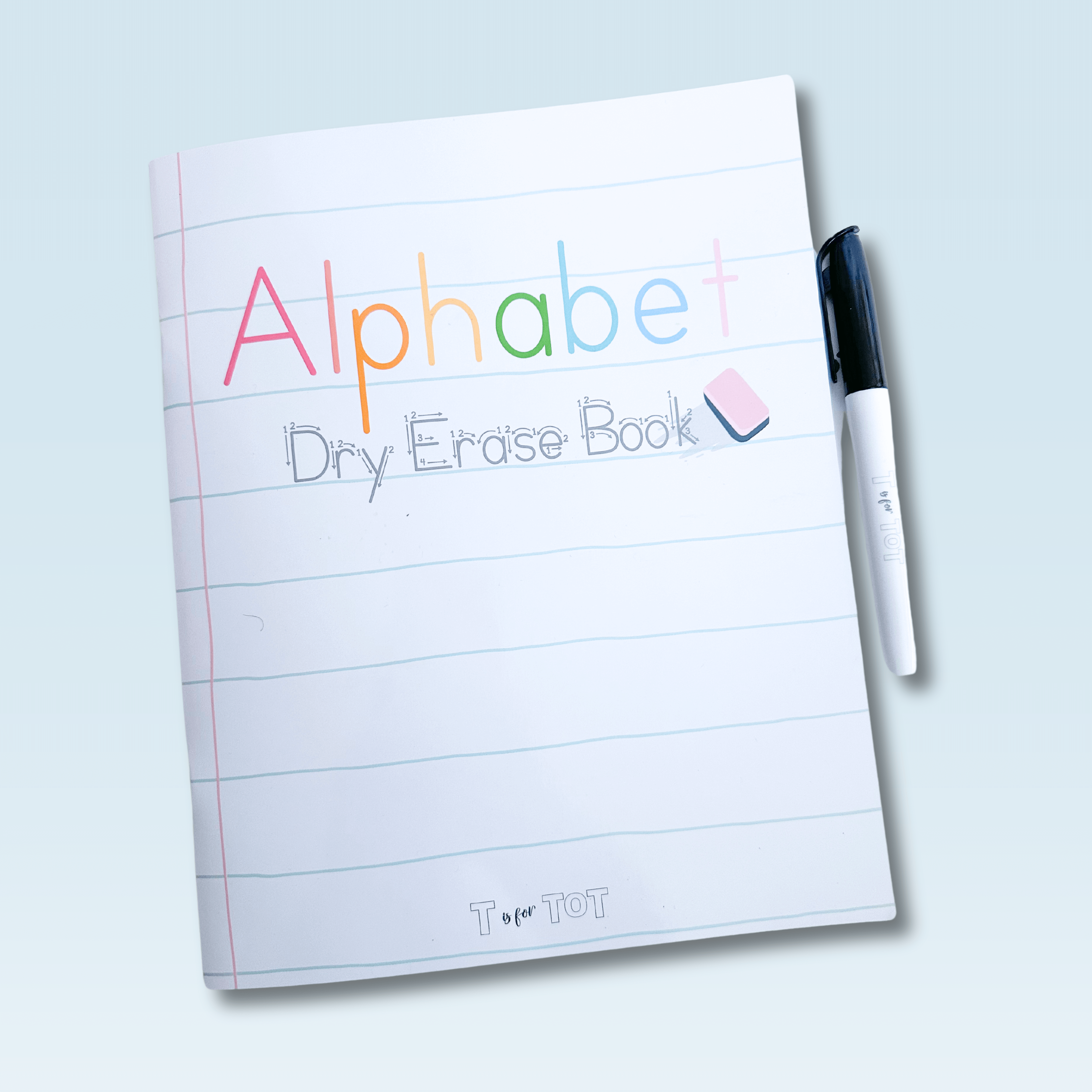 Dry Erase Alphabet Book For Preschoolers